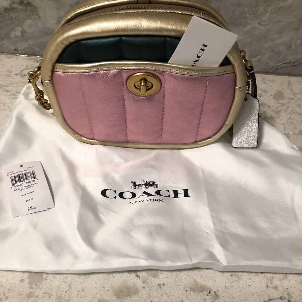 Authentic Multi Colored Coach Bag, Dust Bag Included